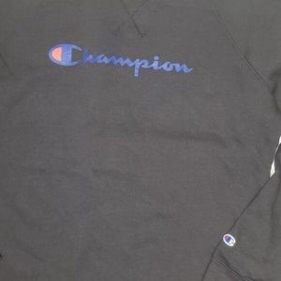 Champion NWT Powerblend Women's Crewneck pullover Sweatshirt Size L Black - Picture 2 of 4